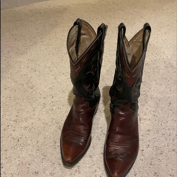 ORIGINAL DAN POST LEATHER BOOTS - Picture 2 of 3